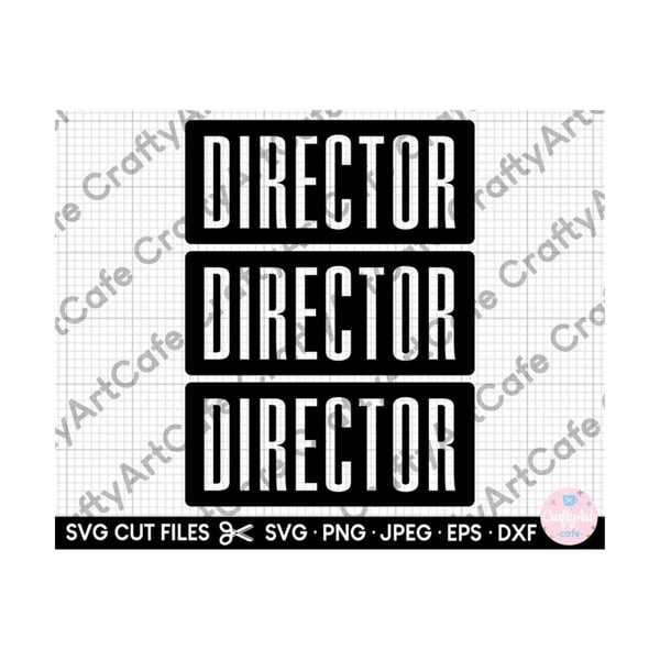 Directers Cut Sticker director svg cut files cricuts | Inspire Uplift