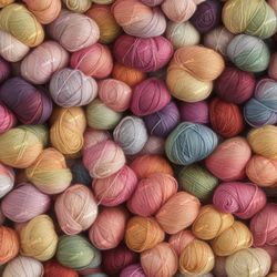 skeins of multicolored yarn 42 pattern tileable repeating pattern
