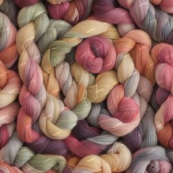 skeins of multicolored yarn 43 pattern tileable repeating pattern