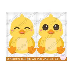 duck svg duck clipart svg duck png duck svg cut file for cricut chick svg chick png chick eps dxf jpg