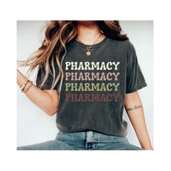 boho pharmacy shirt, pharmacy tech shirt for pharmacist, pharmacy technician student crew neck, graduation gift, t-shirt