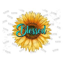 blessed sunflower png, blessed png, hand drawing, sunflower png, blessed png, watercolor sunflower png, cute sunflower p