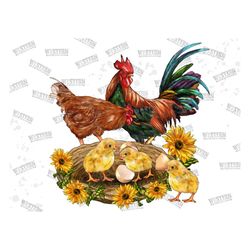 western coop animals png sublimation design,western farm chickens png, western design png, farm animals png, rooster png