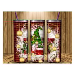 christmas joy with gnome tumbler,20oz skinny tumbler design,christmas 20oz tumbler png, christmas tumbler png,gnome tumb