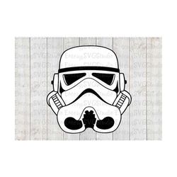 svg png pdf dxf file for star wars empire strikes back stormtroopers helmet