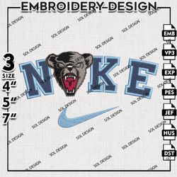 Nike Maine Black Bears Embroidery Designs, NCAA Maine Black Bears Embroidery File, NCAA Machine Embroidery, NCAA Design