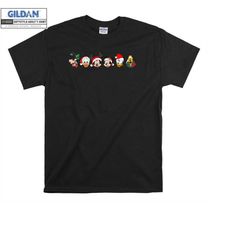 Mickey Character Face Xmas  T-shirt Hoodie Kids Child Tote Bag Tshirt S-M-L-XL-XXL-3XL-4XL-5XL Gildan Oversized Men Wome