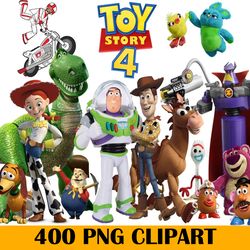 400 toy story png, toy story clipart, layered png, toy story png, disney png, buzz lightyear woody, instant download