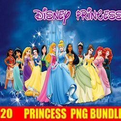 820 disney princess bundle, disney princess svg,disney princess bundle svg, disney princess png, disney cricut, princes