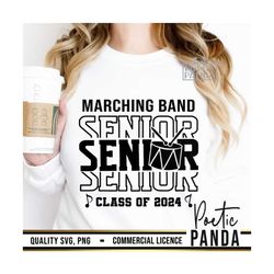 Marching Band Senior 2024 SVG PNG, Marching Band Svg, Senior 2024 Svg, Class Of 2024 Svg, Graduation Svg, Senior 2024 Pn