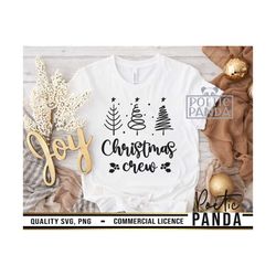 Christmas Crew SVG PNG, Merry And Bright Svg, Jolly Af Svg, Christmas Shirt Svg, Christmas Tree Svg, Matching Svg, Chris