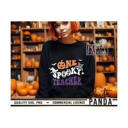 Spooky Teacher SVG PNG, Trick Or Teach Svg, Halloween Shirt Svg, Teacher Svg, Trick Or Teach Svg, Halloween Svg, Spooky