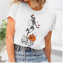 Halloween Shirt, It's The Most Wonderful Time Shirt, Funny Halloween Tee, Scary Halloween Costumes, Pumpkin Halloween Sh