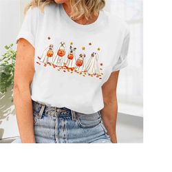 halloween shirt, cute dog dressed as ghost boo, funny halloween tee, scary halloween costumes, pumpkin halloween shirts,