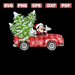 its the most wonderful time of the year most wonderful time svg, christmas svg, mickey mouse svg, disney svg, red truck