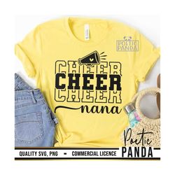 cheer nana svg png, cheer nana svg, cheerleader svg, cheerleading svg, cheer svg, cheer grandma svg, cheer mama svg, nan
