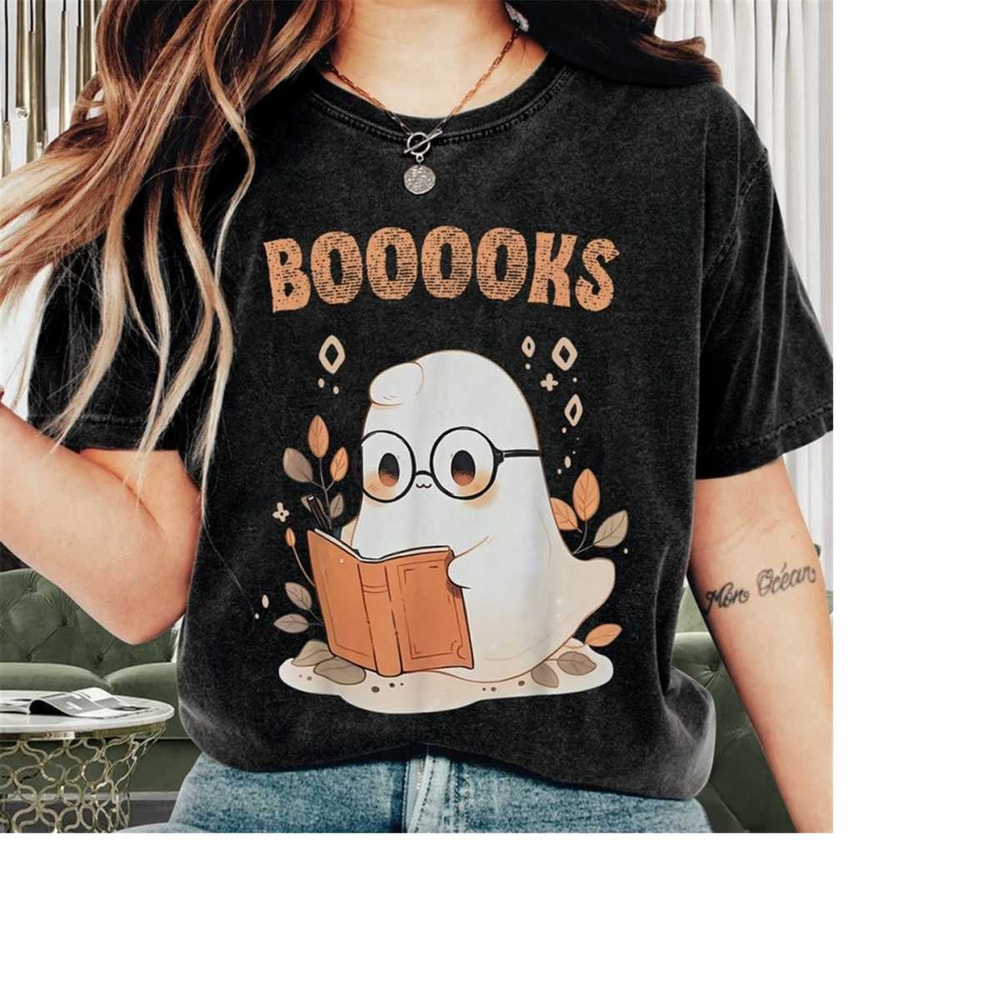 MR-2692023112142-teacher-shirt-cute-ghost-book-reading-shirt-teacher-image-1.jpg