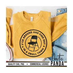 fafo chair svg png, f around and find out svg, fafo in a small town, folding chair, fafo svg, alabama svg, funny svg, in