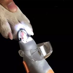 pet nail clippers led light trimmer