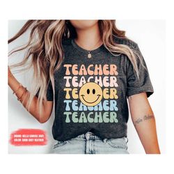 retro teacher shirt for teacher, back to school shirt teacher tee, back to school teaching shirt, teacher appreciation g