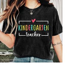 teacher shirt, happy kinder garten teacher shirt, teacher appreciation, funny teacher, teacher life, teacher gift idea,