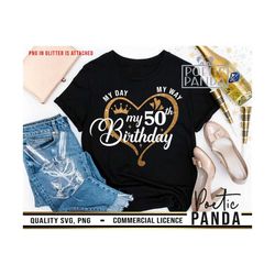 50th birthday svg png, 50 svg, 50 birthday svg, birthday svg, fifty birthday svg, hello 50, 50th svg, 50th birthday svg,