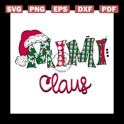 mimi santa claus svg, christmas svg, santa hat svg, merry christmas svg, mimi svg, santa claus svg, pinetree svg, christ
