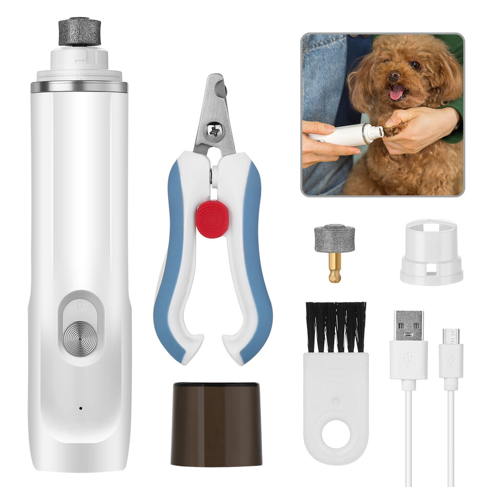 Pet Nail Trimmer Grinder Electric Rechargeable 2