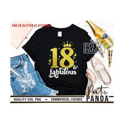18th birthday svg png, finally 18 svg, 18 and fabulous svg, 18th svg, 18th birthday svg, birthday girl svg, 18th birthda