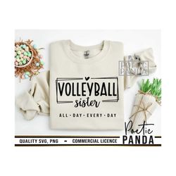 volleyball sister svg png, volleyball mom svg, volleyball, little sister svg, sister svg, volleyball team svg, heart vol
