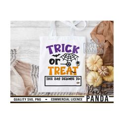 halloween bag svg png, candy bag svg, kids halloween svg, halloween bucket svg, trick or treat svg, halloween costume sv