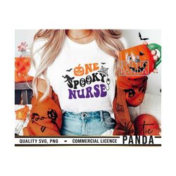 spooky nurse svg png, medical svg, nurse life svg, stethoscope svg, one spooky nurse, trick or treat svg, halloween shir