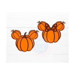 mouse head pumpkins – halloween 2023 svg cut files for cricut & png, eps, pdf clipart printable. vector graphics digital