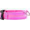 Waterproof LED Dog Collar with Light Pink
