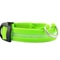Waterproof LED Dog Collar with Light Green