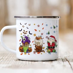 funny hallothanksmag coffee mug, happy hallothanksmas mug, pumpkin spice mug, autumn mug, halloween mug, thanksgiving mu