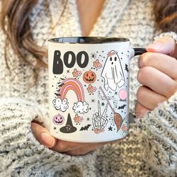 pumpkin mug - autumn decor - fall coffee mug