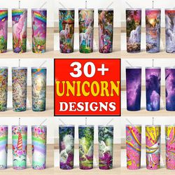 30 Design Unicorn Tumbler Svg, Unicorn Tumbler Svg, Rainbow Unicorn Svg, Rainbow Unicorn Tumbler Svg, Digital download