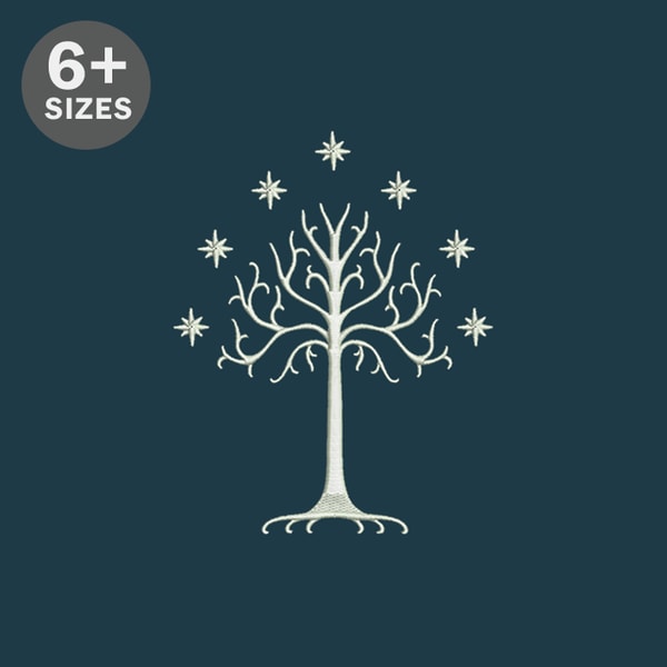 Lord Of The Rings Tree Symbol White Tree Of Gondor Hand Woven Blanket