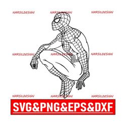 spiderman svg , spider-man svg cut files for cricut, spider man clipart, spiderman silhouette