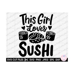 sushi svg sushi png sushi svg cut file cricut sushi lover svg