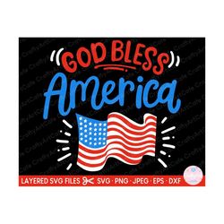 god bless america svg god bless america png god bless america eps god bless america dxf jpg cricut