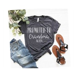 pregnancy announcement grandparents again shirt, pregnancy announcemen, baby announcement shirts grandma grandpa again s