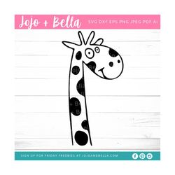 giraffe svg - svg, dxf, eps, jpeg, png, ai, pdf, cut file - giraffe cartoon svg - giraffe svg file - giraffe head svg fi