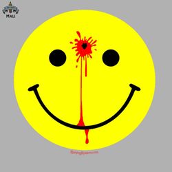 smiley face with a bullet hole   have a nice day sublimation png download