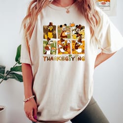 thanksgiving disney sweatshirt, thanksgiving disneyland mickey and friends shirt, thanksgiving gifts, fall disney shirt,