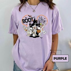 mickey's not-so-scary halloween shirt, mickey and friends halloween shirt, vintage disney halloween shirt - a842