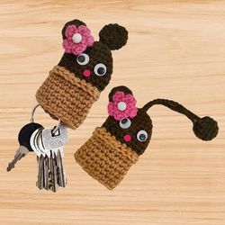 a crochet cactus keychain pdf pattern