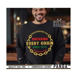 juneteenth svg png, emancipation day svg, breaking every chain svg, free ish svg, 1865 svg, juneteenth shirt svg, junete