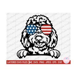 goldendoodle peeking svg png goldendoodle peeking svg cricut cut file goldendoodle peeking jpg eps dxf